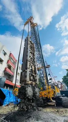 Cutter for construction for the Chennai Metro by Bauer India